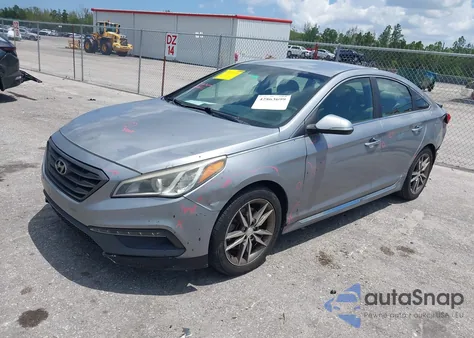 2015 Hyundai Sonata Sport 2.0T из США, поврежденный, VIN 5NPE34AB0FH073871